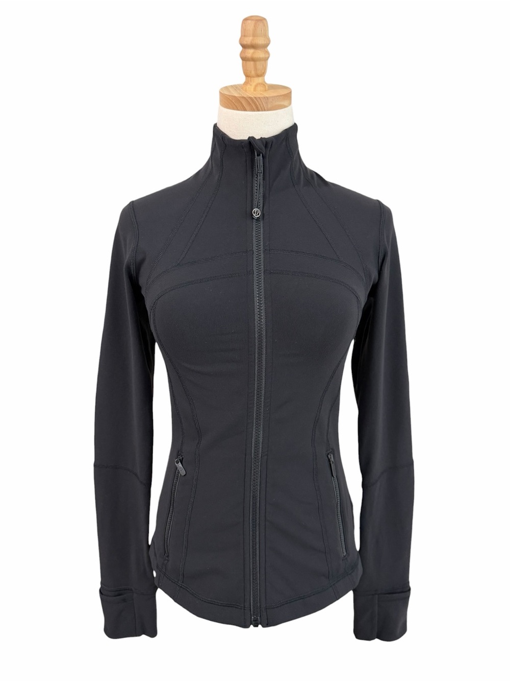 Lululemon Define Jacket Black Size 6 Full Zip Mock Neck